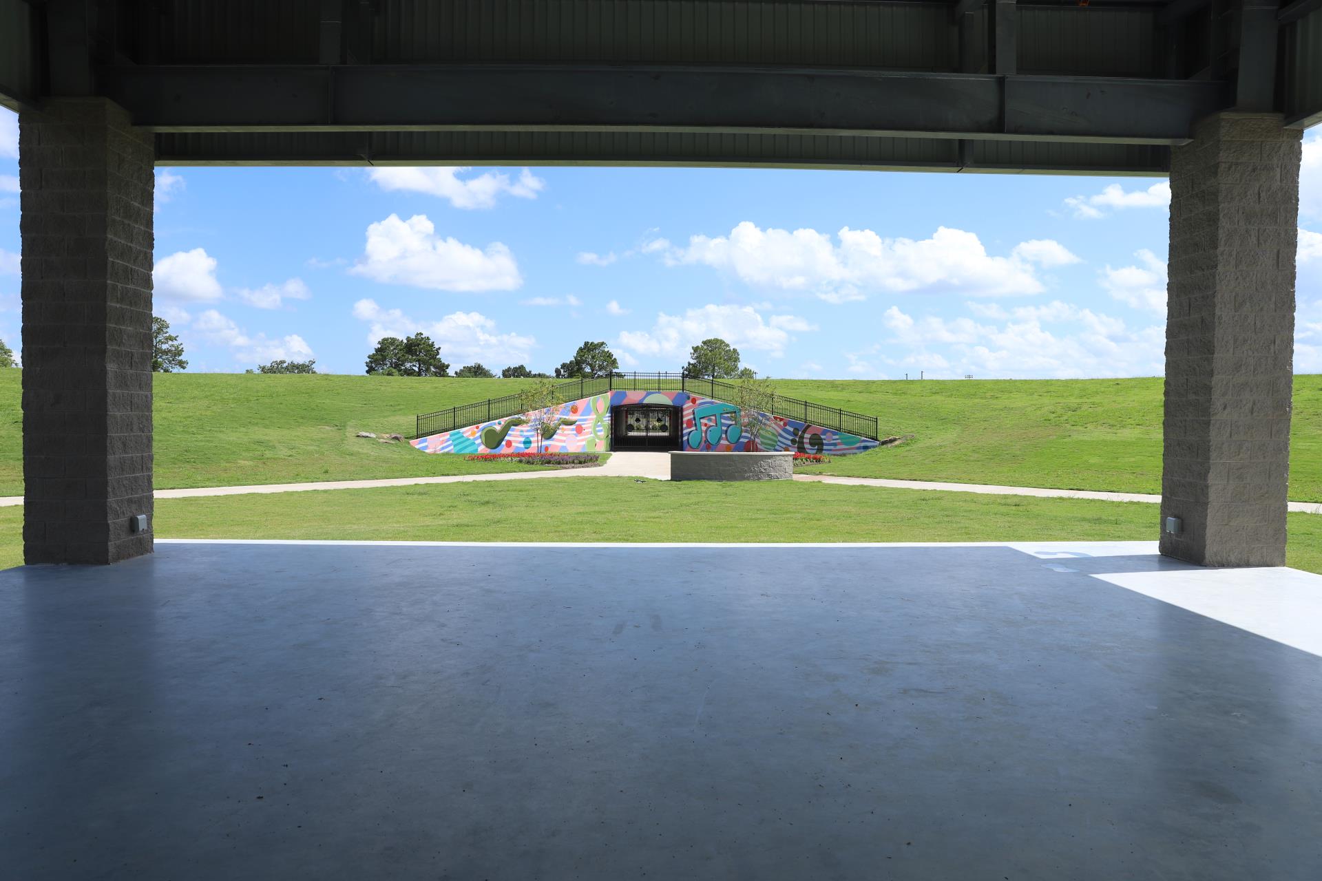 Independence Park Stage View Berm