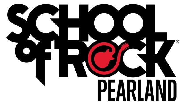 School of Rock Pearland - stacked logo