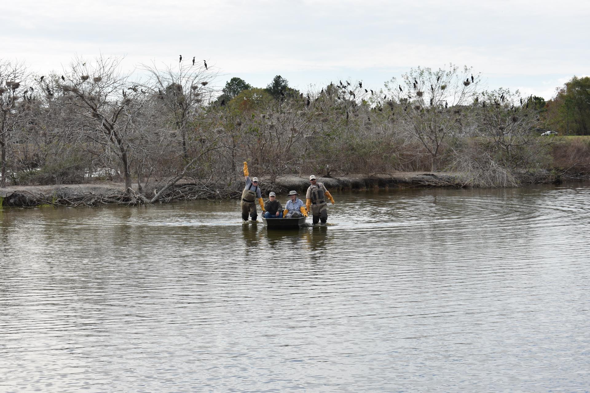 Rookery Planting Boat Vols